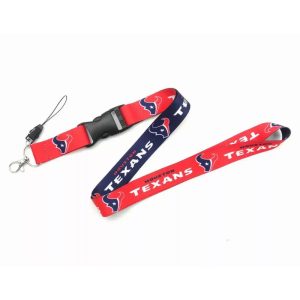 Houston Texans NFL Neck Lanyard Football Teams Detachable Strap Lanyards for Cellphone Holder